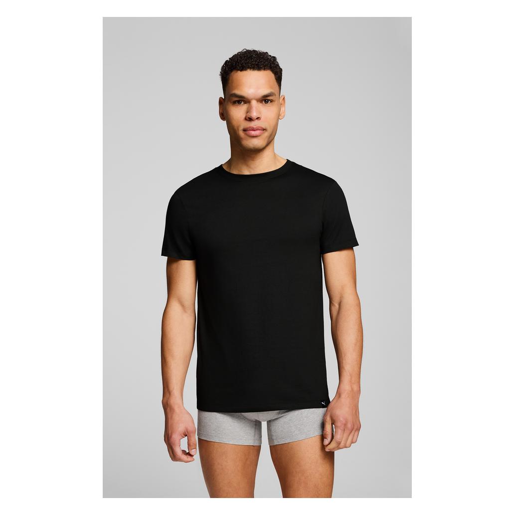 Puma, Herren, Sportshirt, Men Everyday Crew Neck Tee 2p (L), Schwarz, L