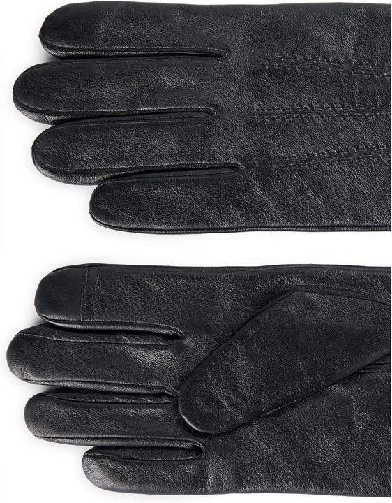 Actual product image BOSS Leather Gloves with Wool Blend Lining (10)