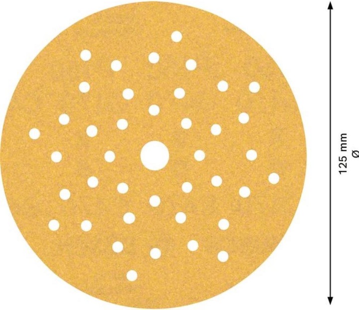 Actual product image Bosch Professional Zubehör Expert C470 Sandpaper multi-hole for random orbital sander, 125 mm, G 150, 50 pcs. (150)
