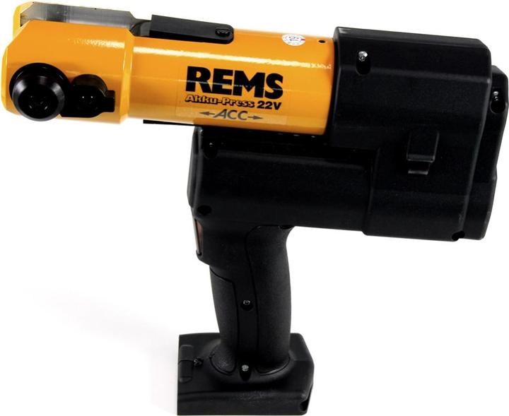 Produktbild Rems Akku-Press 22V ACC + 1x Akku 2,5Ah + Schnellladegerät + Pressbacken Presszangen Standard M15,18