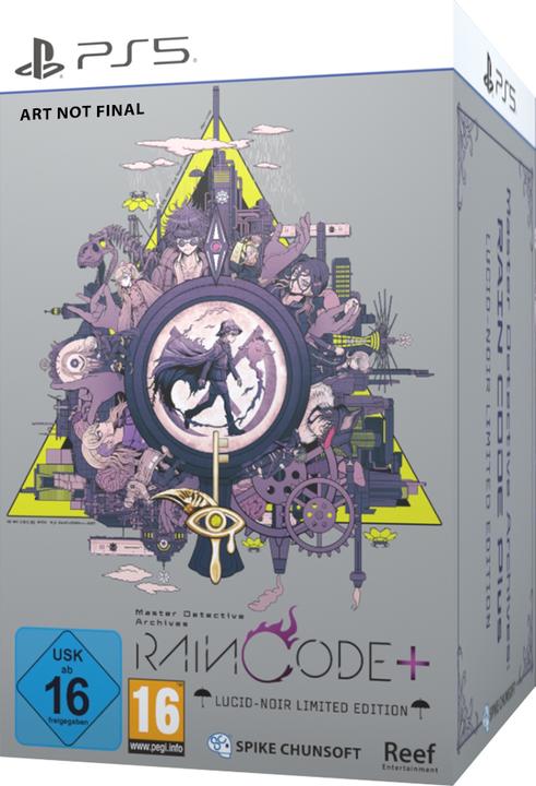 Actual product image Spike Chunsoft Master Detective Archives: RAIN CODE Plus - Lucid-Noir Limited Edition (PS5, EN)