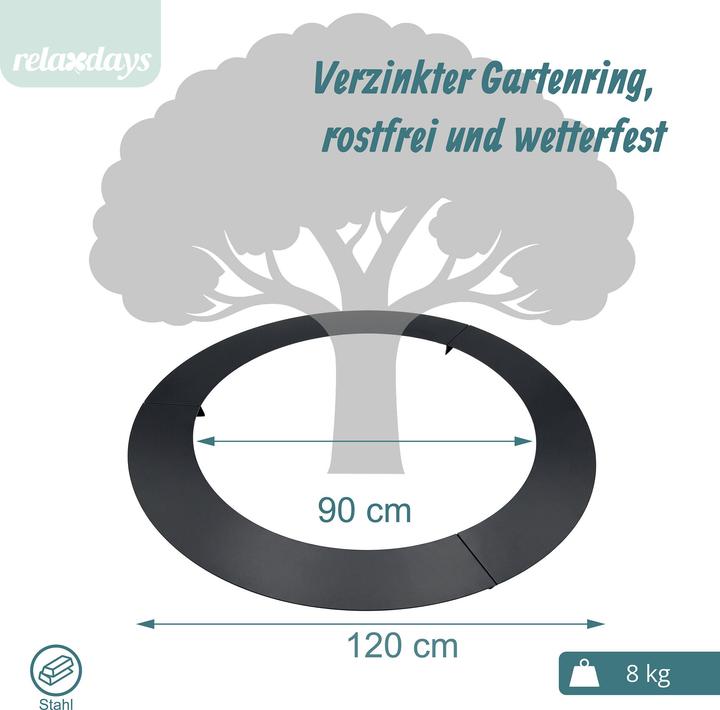 Actual product image Relaxdays tree rim (120 cm)