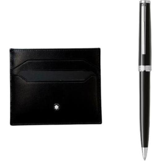 Montblanc, Penne, Kugelschreiber-Set Pix, Kartenetui mit 6 Fächern