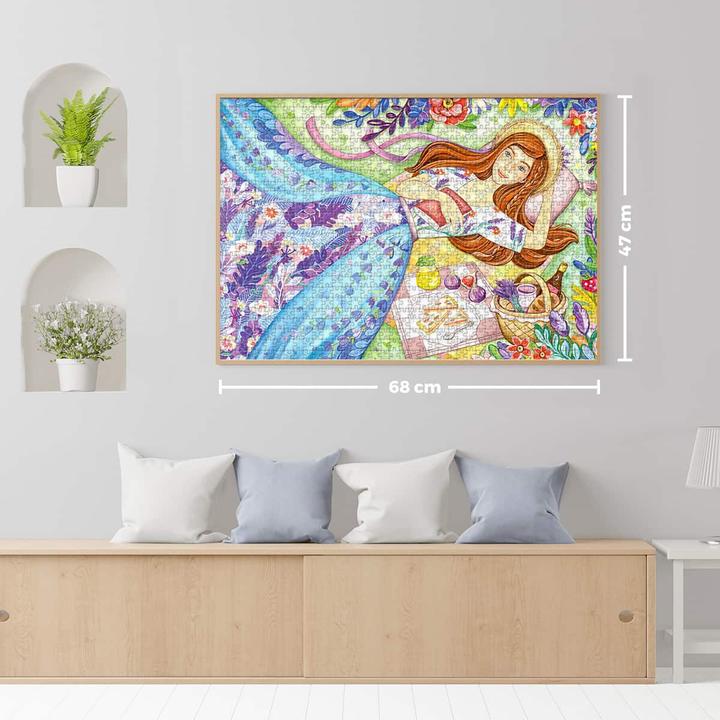 Actual product image D-Toys Puzzle 1000 pieces - Groos Zselyke - Provence (1000 pieces)