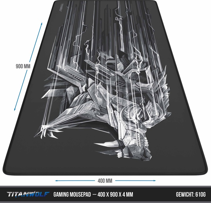 Produktbild Titanwolf Tastatur-, Maus- und Mauspad-Set, Gaming Bundle - Mechanisches Keyboard, Mouse & Mousepad (DE, Kabelgebunden)