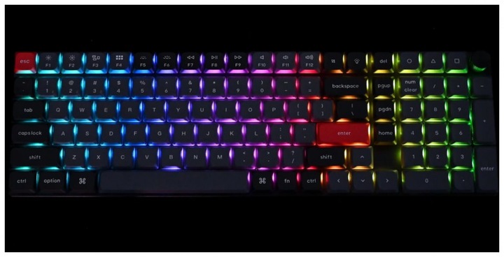 Produktbild Keychron K17 Pro Gateron RGB Backlight Blue Switch (Eng. Int., Kabellos)