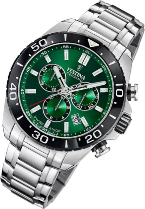 Image du produit Festina F20042/3 Swiss Made Ceramic (Chronographe, Swiss Made, 44 mm)