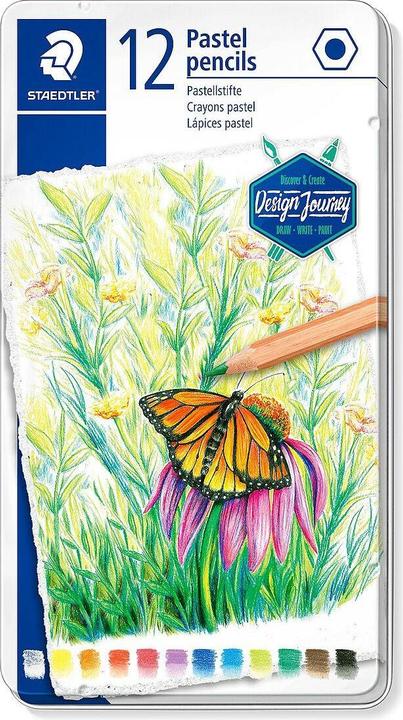Image du produit Staedtler pastel 146P stylo pastel en métal, 12 pièces, triées (12x)