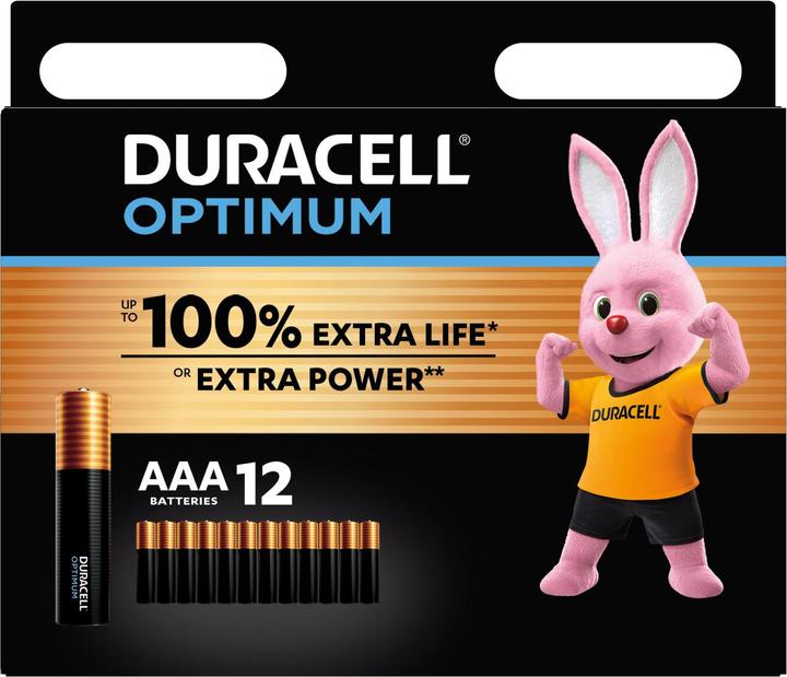 Produktbild Duracell Optimum (12 Stk., AAA)