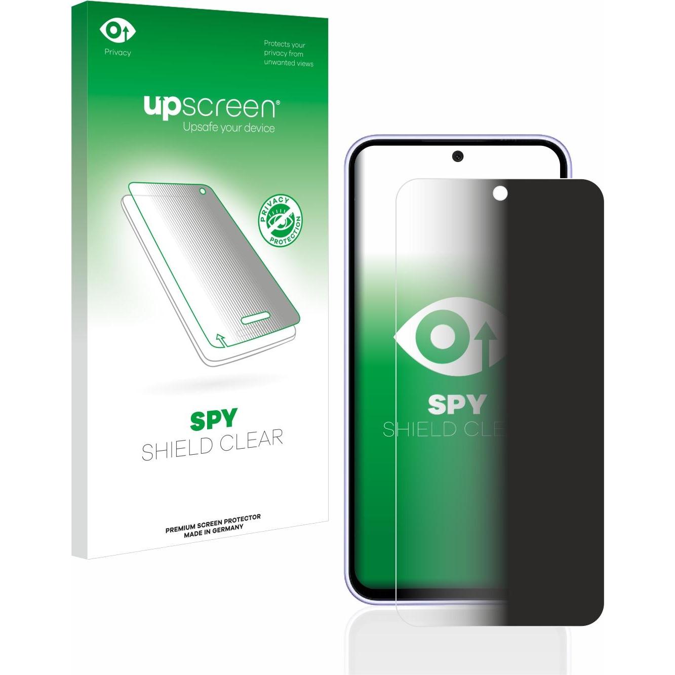 upscreen Spy Shield Blickschutzfolie (1 Stück, Samsung Galaxy A54 5G), Smartphone Schutzfolie, Blau