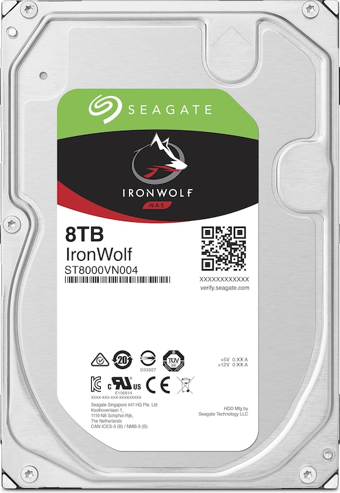 Actual product image Seagate IronWolf (8 TB, 3.5", CMR)