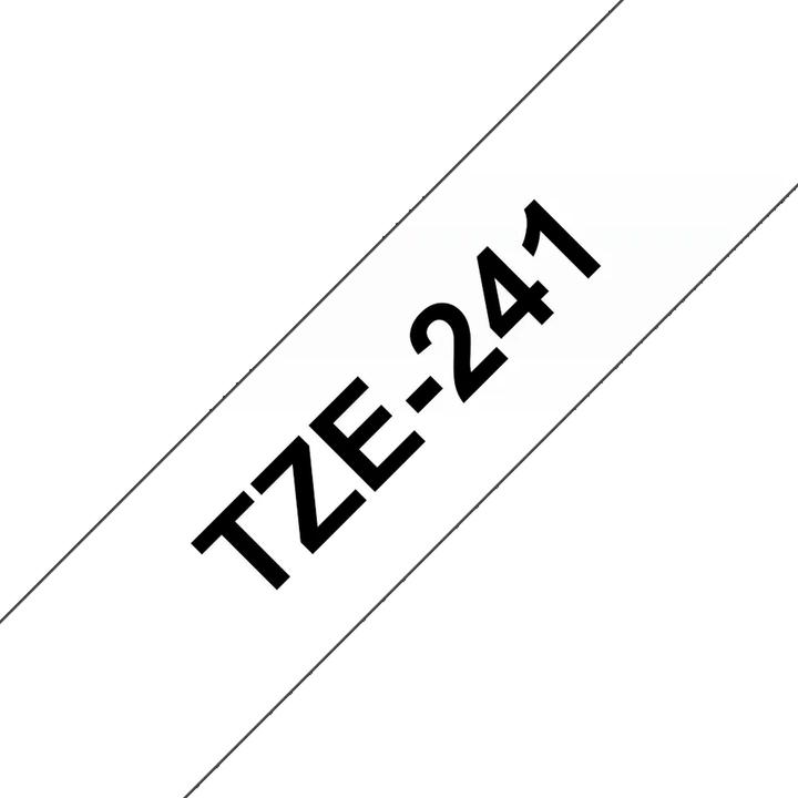 Produktbild Brother TZe-241 (1.80 cm, Schwarz, Weiss)