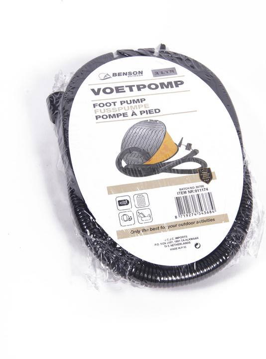 Actual product image Benson Foot pump, 2 litres