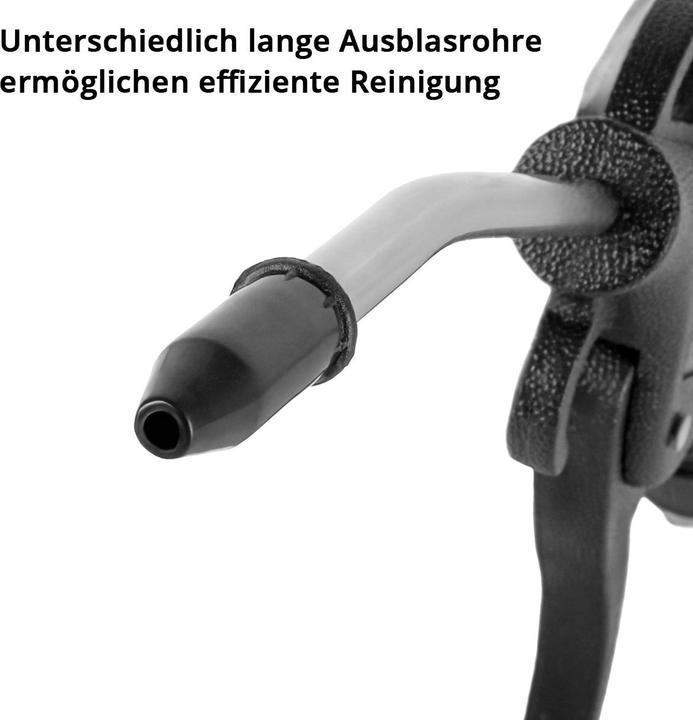 Actual product image Stahlwerk 3-piece compressed air blow gun set Nozzle lengths 100, 150 and 300 mm, 6 bar, 1/4"