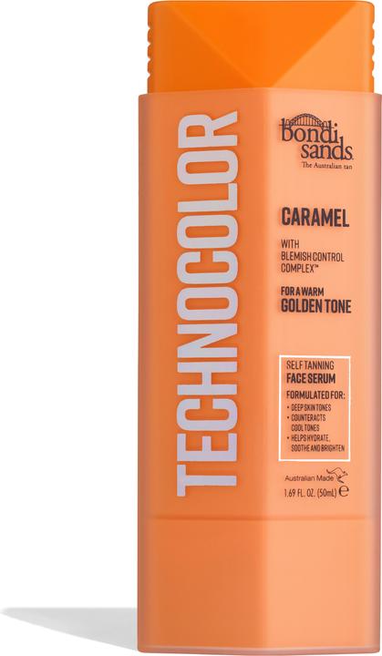 Produktbild Bondi Sands Technocolor Caramel Selbstbräuner Gesichtsserum Einfache Anwendung Streifenfrei Fake Tan Enrich (Selbstbräunungsserum, 50 ml)