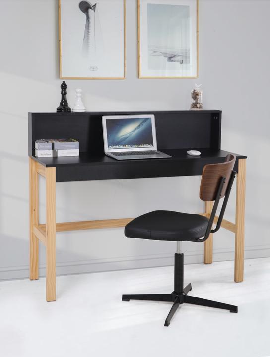 Image du produit Möbilia Bureau avec compartiments latéraux (120 x 45 x 101 cm)