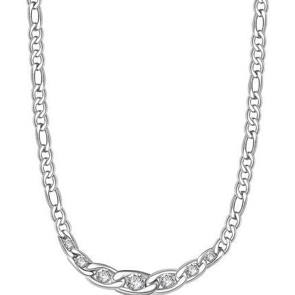 Brosway, Halsschmuck, Timeless steel necklace with Symphonia BYM97 crystals (L)
