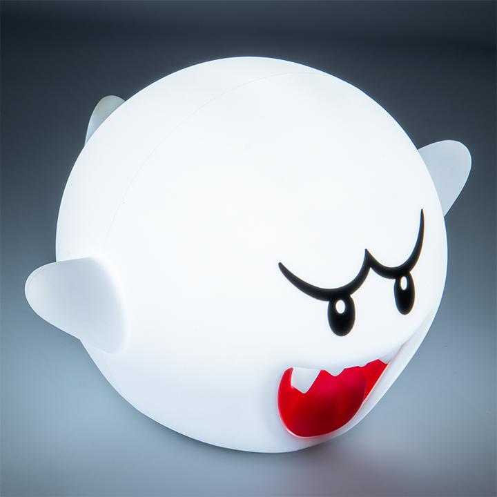 Productafbeelding Paladone Products Super Mario Squishy Glo siliconen lichtje Boo 14 cm