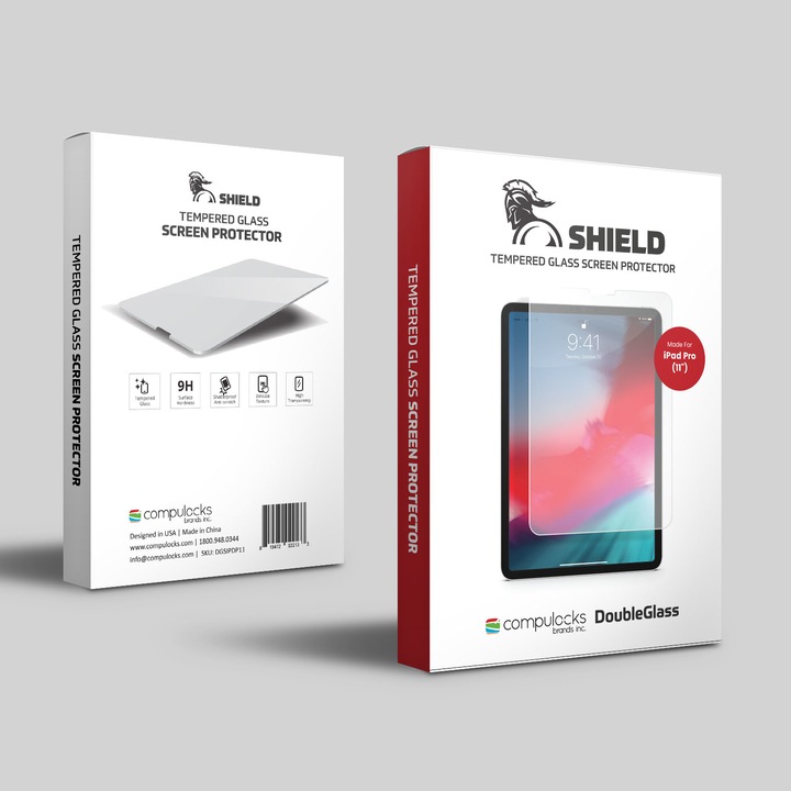 Actual product image Compulocks DblGlass Screen iPad Pro 11.0 (1 Piece, IPad Pro 11, iPad Air)