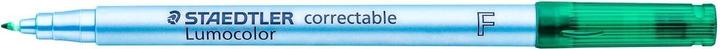 Produktbild Staedtler Folienstift Lumocolor correc F (Grün, 0.60 mm, 10 x)