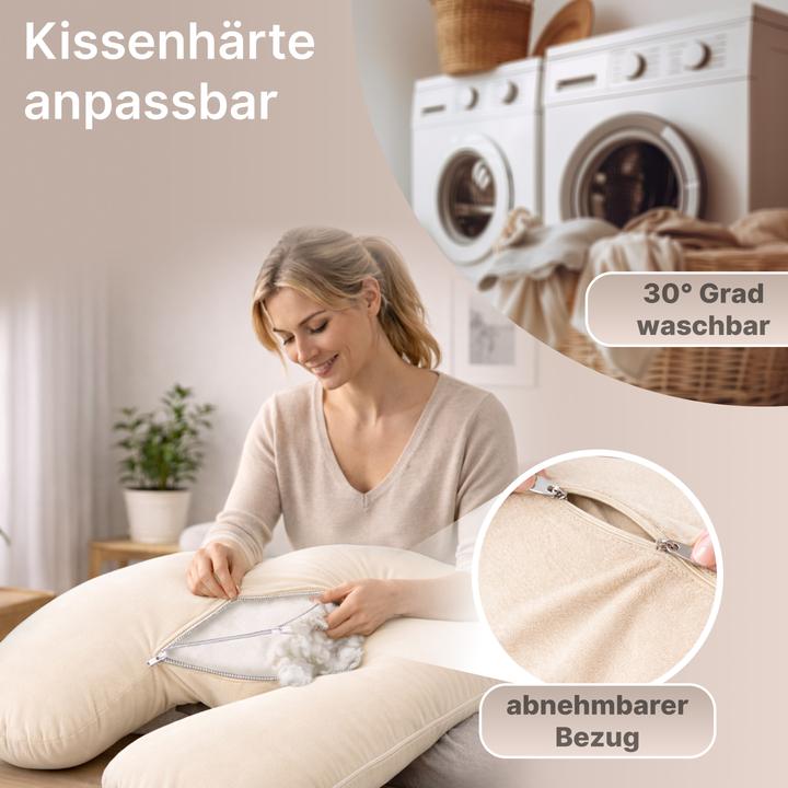 Actual product image Eloneo Side sleeper pillow with cover
