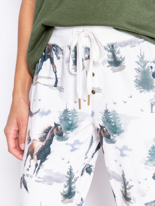 Produktbild Pj Salvage Pyjama Unterteil weiss/klein gemustert (XS)