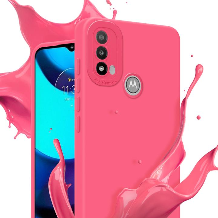 Produktbild Cadorabo Hülle für Motorola MOTO E20 im TPU Fluid LM162 Style (Motorola Moto E20)