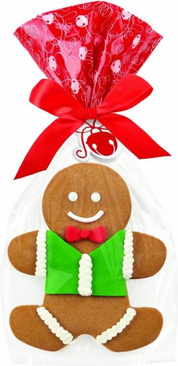 Wilton Sachets à biscuits + étiquettes - Gingerman (4pcs) (4x)