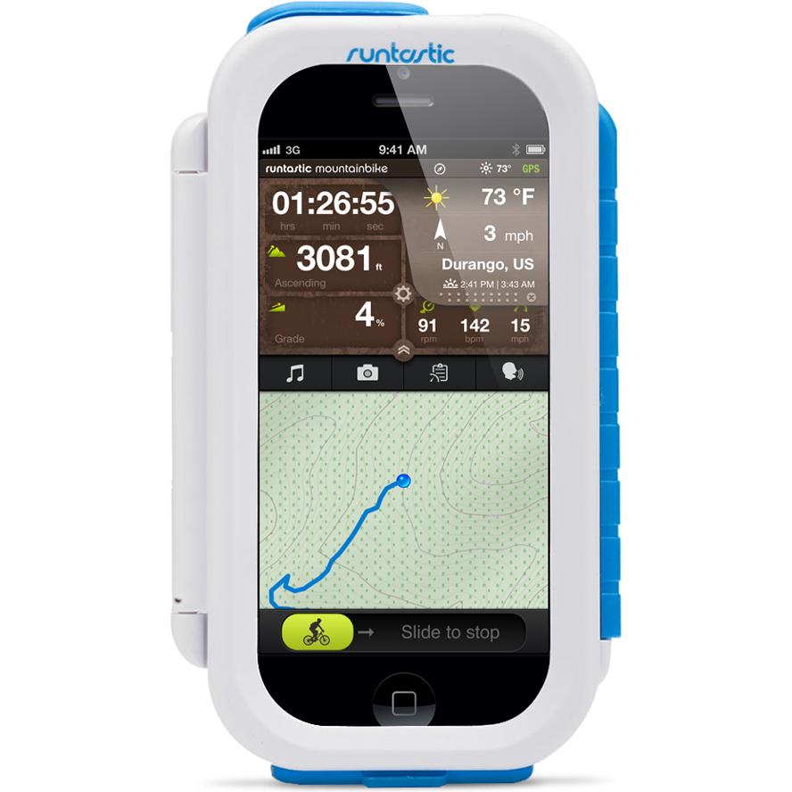 Runtastic Bike Case für iPhone 4/4S/5, Smartphone Halterung, Weiss