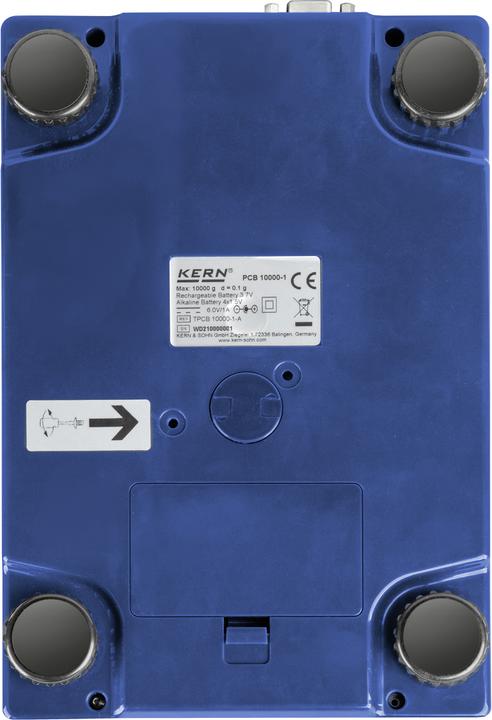 Actual product image kaiserkraft IoT-Line compact laboratory scales, weighing plate 130 x 130 mm, weighing range