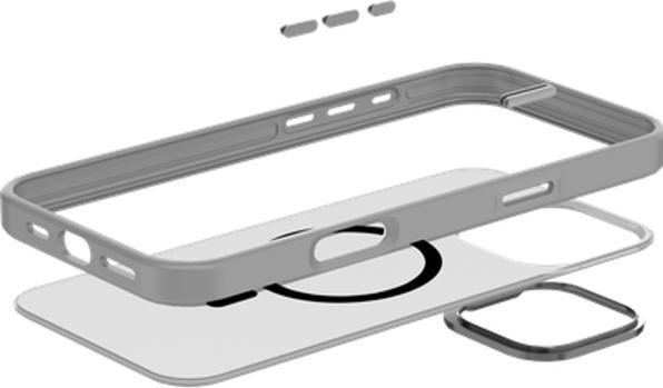 Actual product image Just in Case Military Grade Kunststoff Back Cover Grau Magnetisch Apple iPhone 16 Pro Max (Apple iPhone 16 Pro Max)