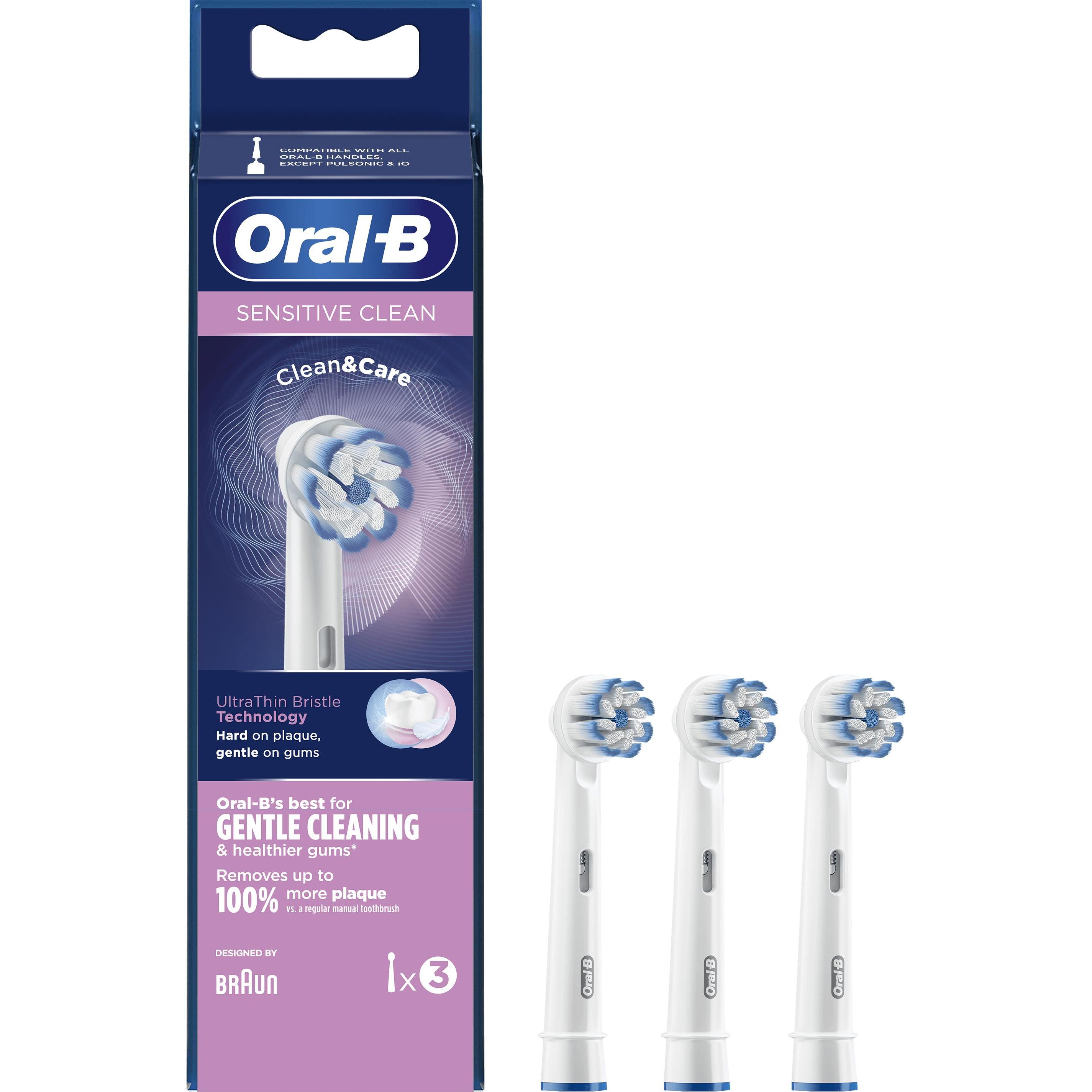 Thumbnail - Oral-B, Zahnbürstenkopf, Sensitive Clean (3 x)