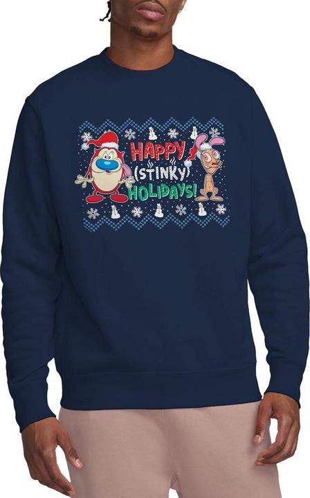 Produktbild Ren & Stimpy Happy Stinky Holidays Sweatshirt (M)
