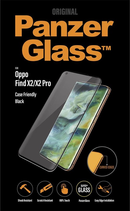 Produktbild PanzerGlass Edge to Edge (1 Stück, Oppo Find X2)