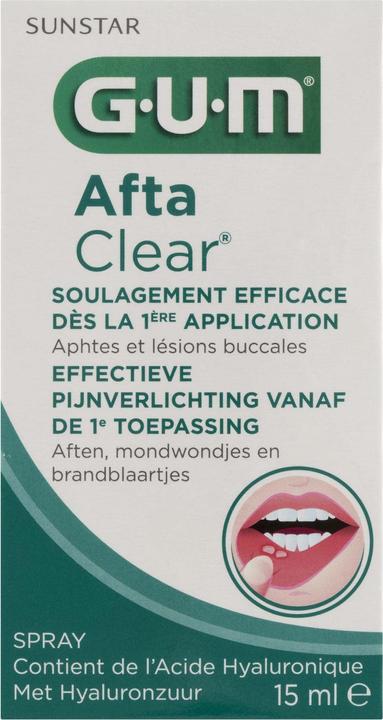 Immagine prodotto GUM SUNSTAR AftaClear Spray (15 ml, Spray per bocca)