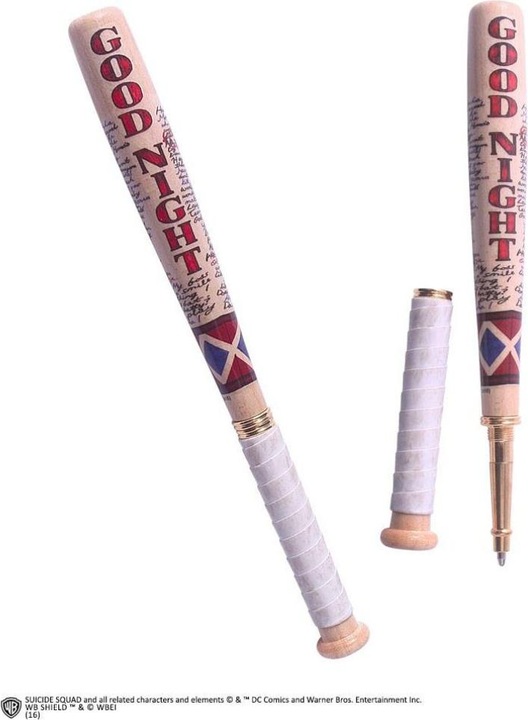 Actual product image Noble Collection Suicide Squad: Harley Quinn's Good Night Baseball Bat