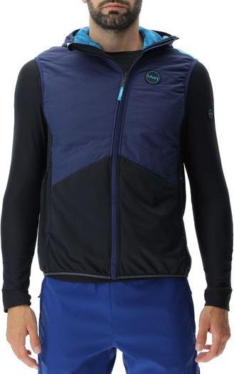 Actual product image UYN Padded waistcoat with full-length zip crossover (M)