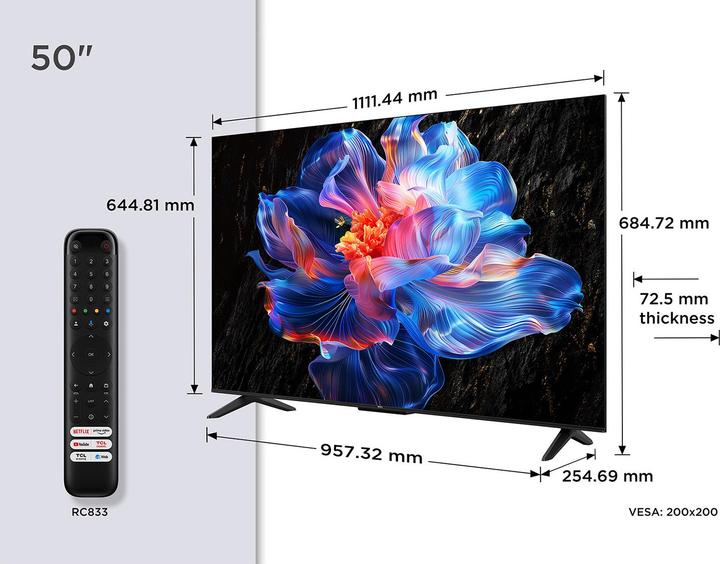 Image du produit TCL 50P69K (50", LED, 4K)
