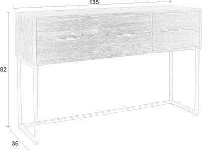 Actual product image Zuiver Webster Cabinet L (135 x 35 x 82 cm)