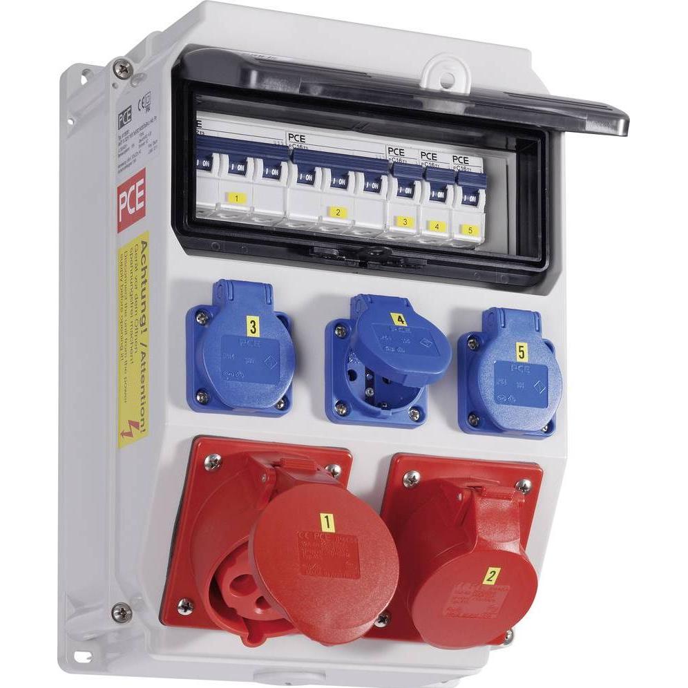 Thumbnail - PCE, Steckdose, CEE Stromverteiler DELTA Anif7 9135061 400 V 32 A
