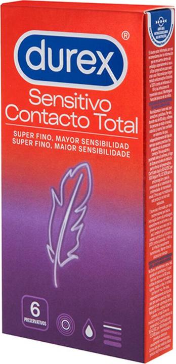 Actual product image Durex Sensitive Contact Total 6 Units (6 pcs.)