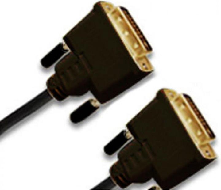 Actual product image Tecline JOUJYE DVI-D cable / DVI-D to DVI-D 5m male 24 +1 gold-plated high-density triple shielding HDCP Ko (5 m)