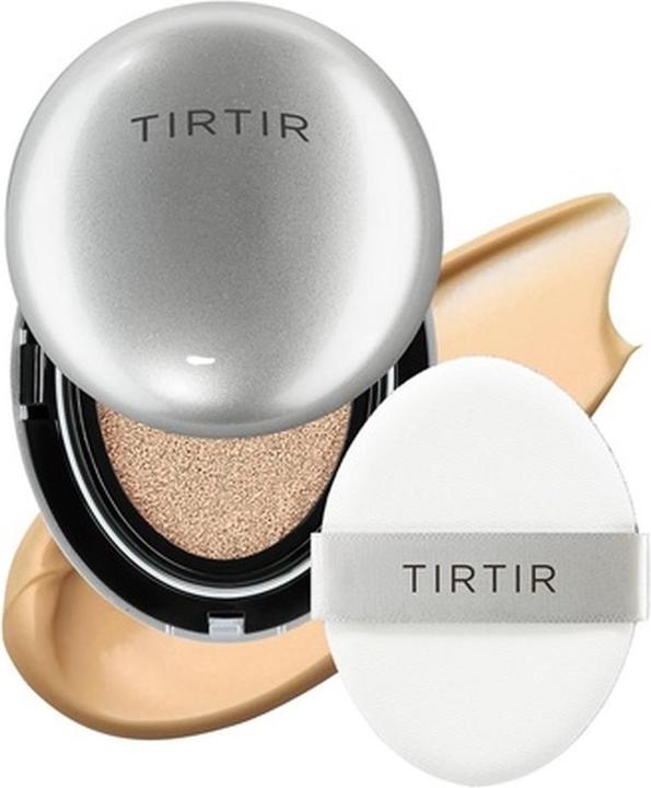 Actual product image TirTir Mask Fit Aura Silver Cushion Foundation Semi-Glow Finish Natural