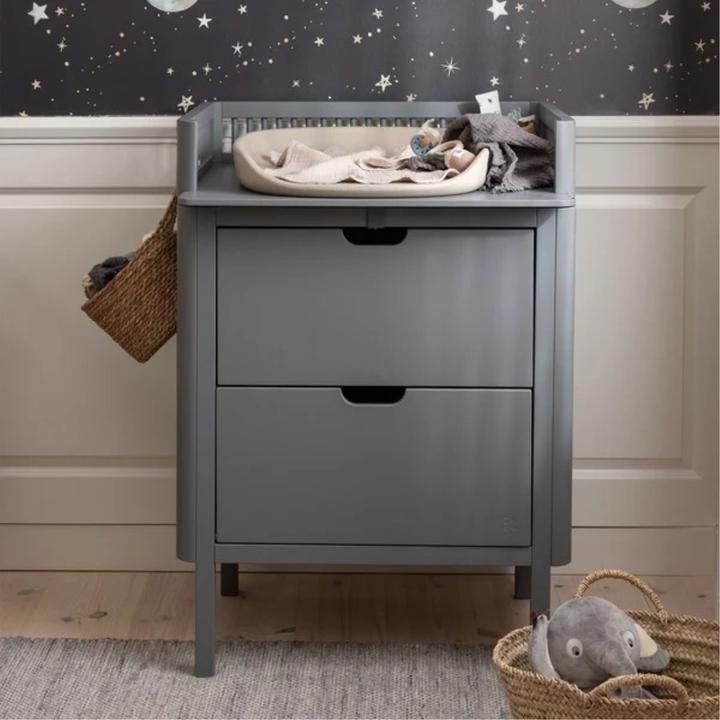 Image du produit Sebra Commode à langer, tiroirs, classic grey, FSC™ Mix