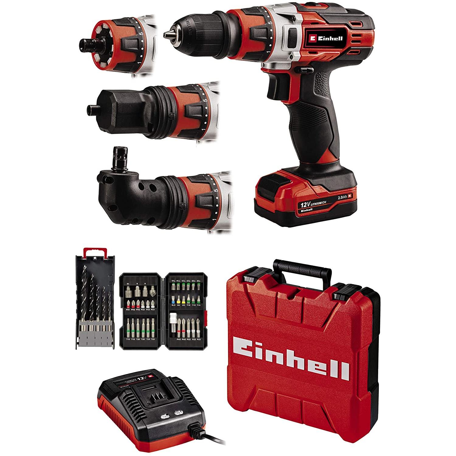 Thumbnail - Einhell, Bohrmaschine + Akkuschrauber, TE-CD 12/1 3X-Li +39 (Akkubetrieb)