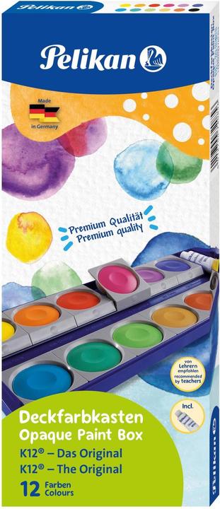 Actual product image Pelikan Opaque colour box K12 (49.50 ml)