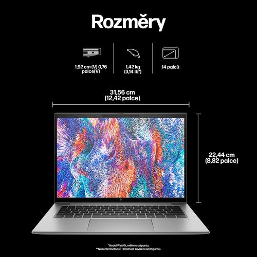 Actual product image HP ZBook Firefly G11 (14", AMD Ryzen 7 8840HS, 16 GB, 512 GB, CH)