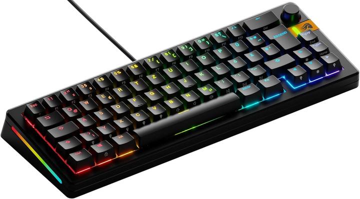 Immagine prodotto Glorious GMMK 3 HE 65% Tastiera da gioco personalizzata - Pre-costruita, ISO (DE), interruttori Fox HE, nero (DE, Cablato)