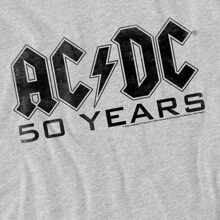 Actual product image AC/DC Mens 50 Years Logo T-Shirt (5XL)