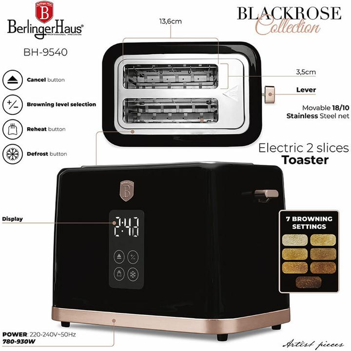 Produktbild BerlingerHaus Haus Wasserkocher & Toaster (1.70 l)